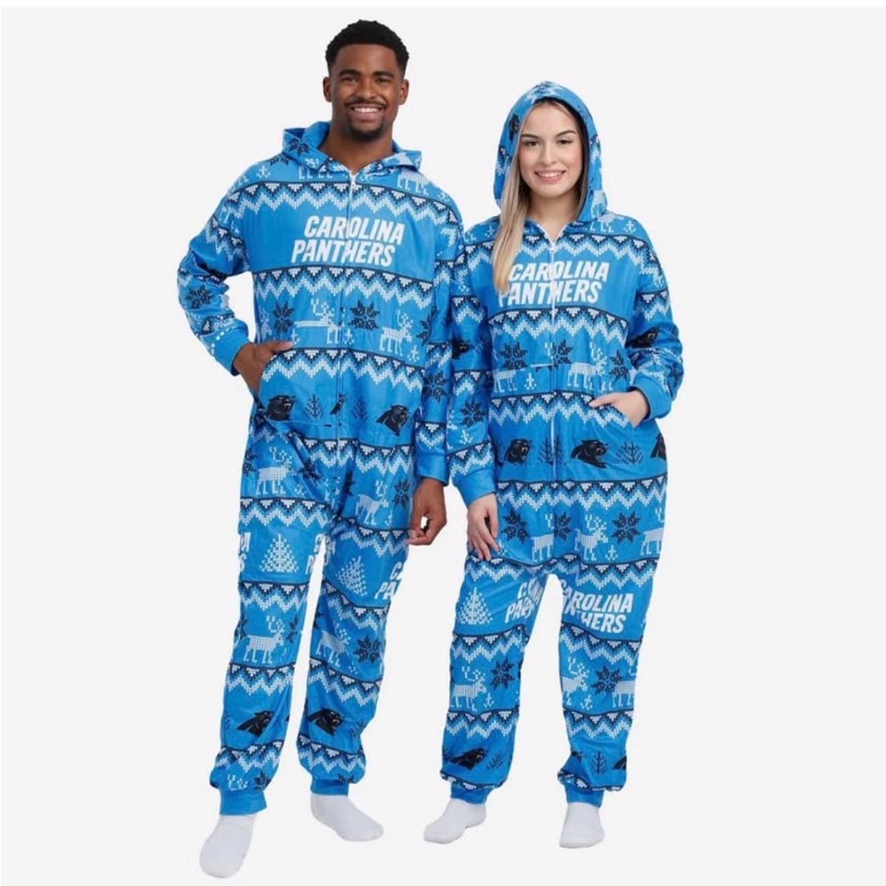Carolina Panthers Unisex Holiday Pajamas